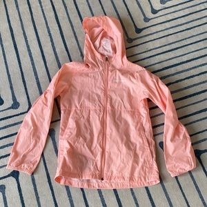 Girls’ Columbia Switchback II Waterproof Jacket. Size M (10/12). Pink Sand